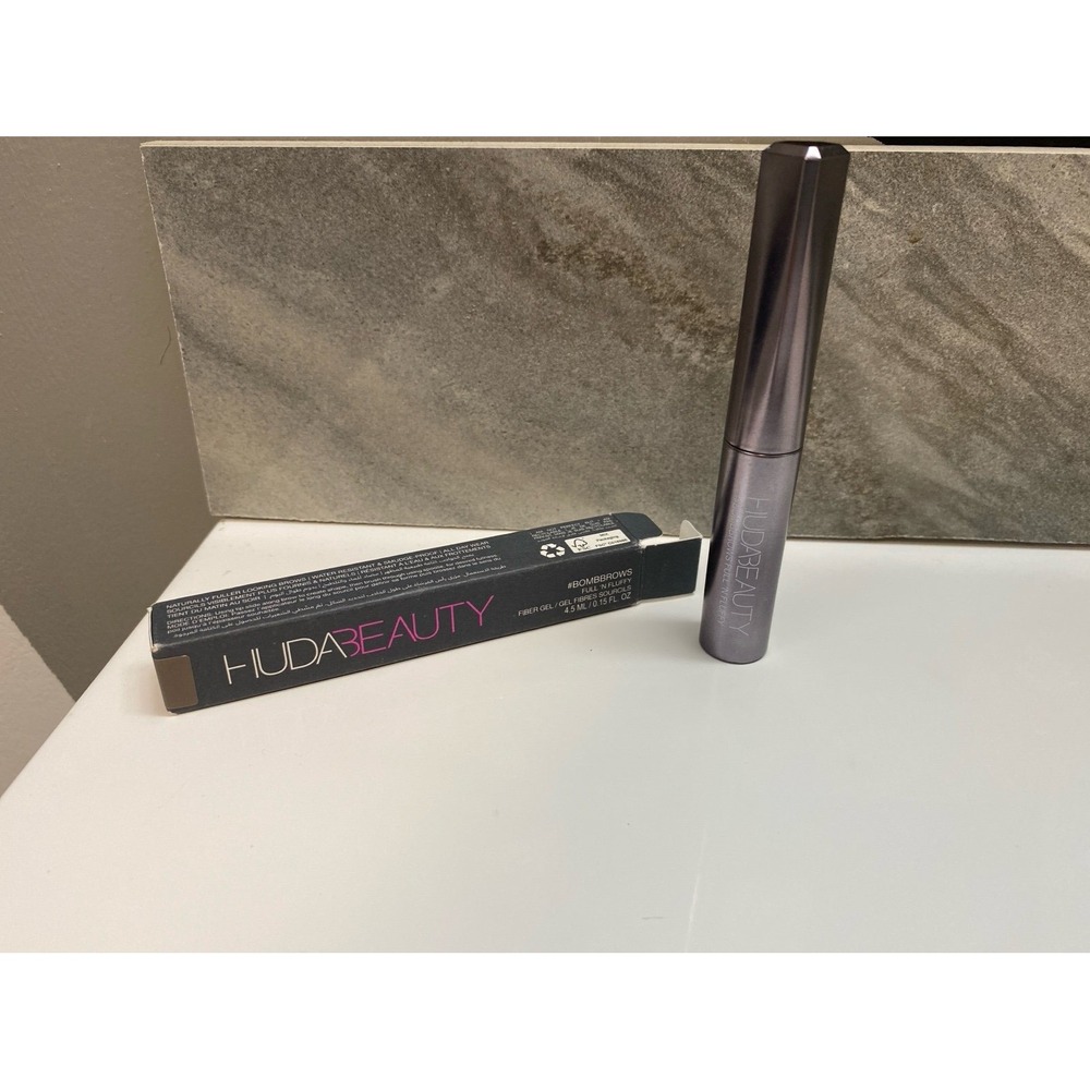 Huda Beauty #Bomb brows Fiber Gel For Eyebrows #3 Caramel Blonde New